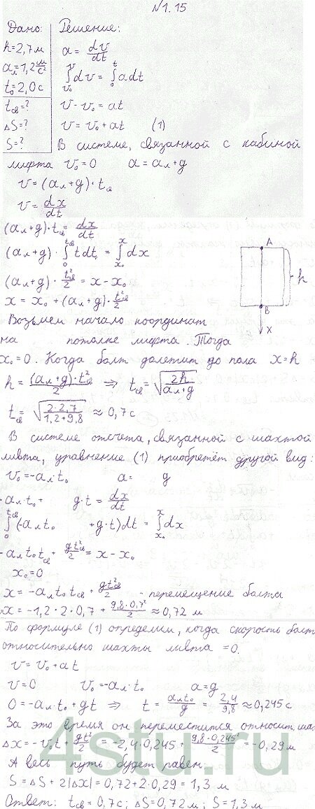 Решение: № 1.15